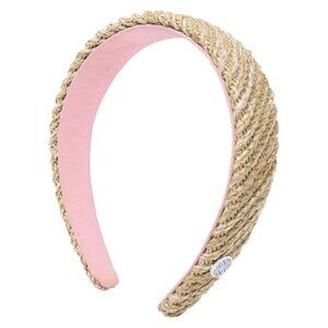 Women's Fashion Headband, Woven Raffia Hair Accessories for Teens and Adults, Ra